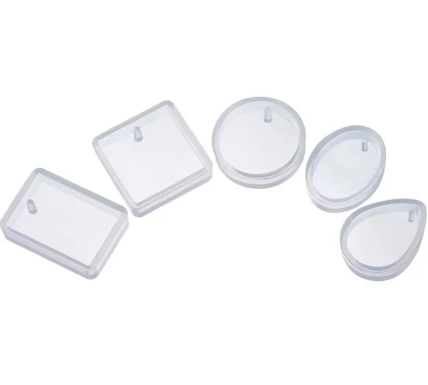 Pendant silicone mould set 5pce