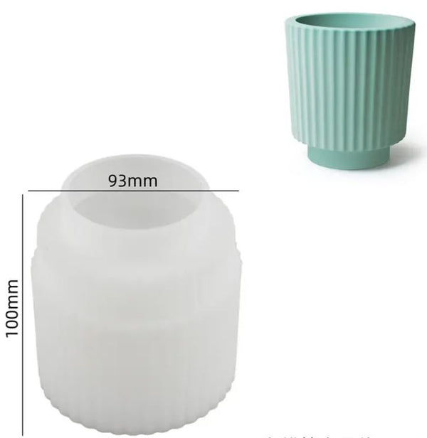 Pot / Candle Jar silicone mould