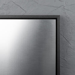 Satin Black Floating Frame with Premium Raw Aluminium Art Board - Square/Rectangle