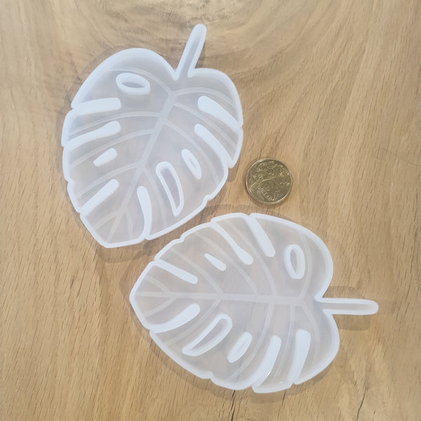 Monstera Leaf Coaster Decor Mould Set of 2