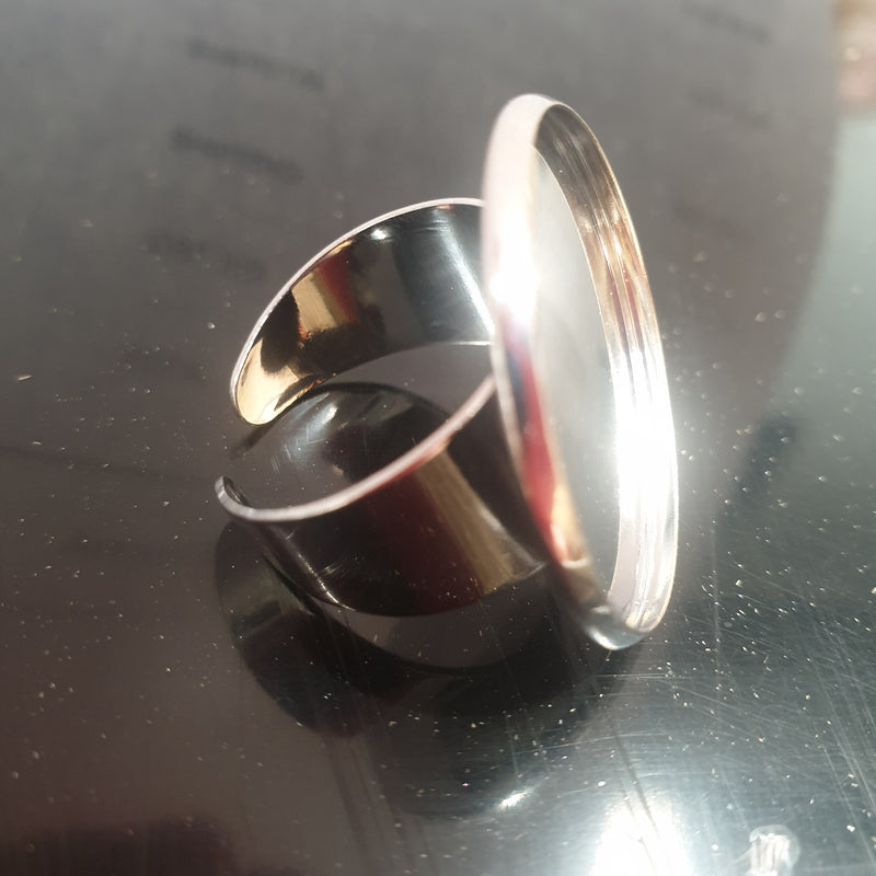 Bezel Ring Round - 5 Pack