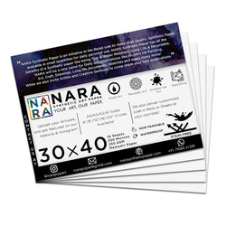 NARA Classic White Synthetic paper sheets