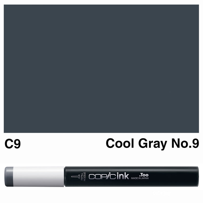 Copic Ink Neutral Grey, Warm Grey, Cool Grey, Toner Grey, Black