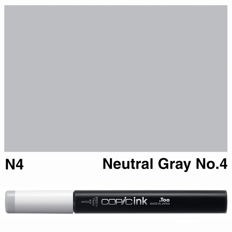 Copic Ink Neutral Grey, Warm Grey, Cool Grey, Toner Grey, Black