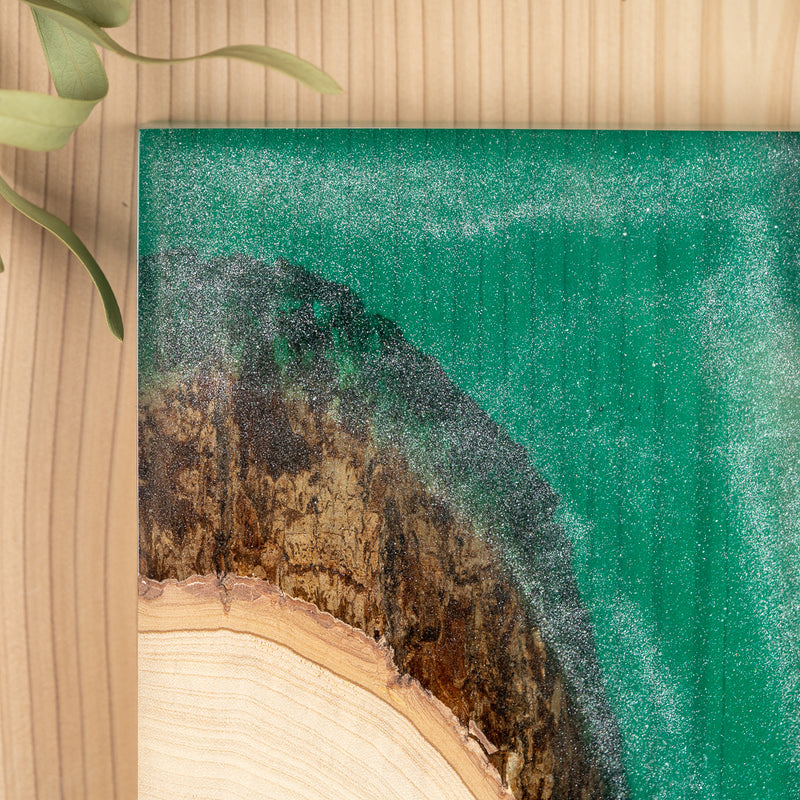 Timber & Resin Board (Green)