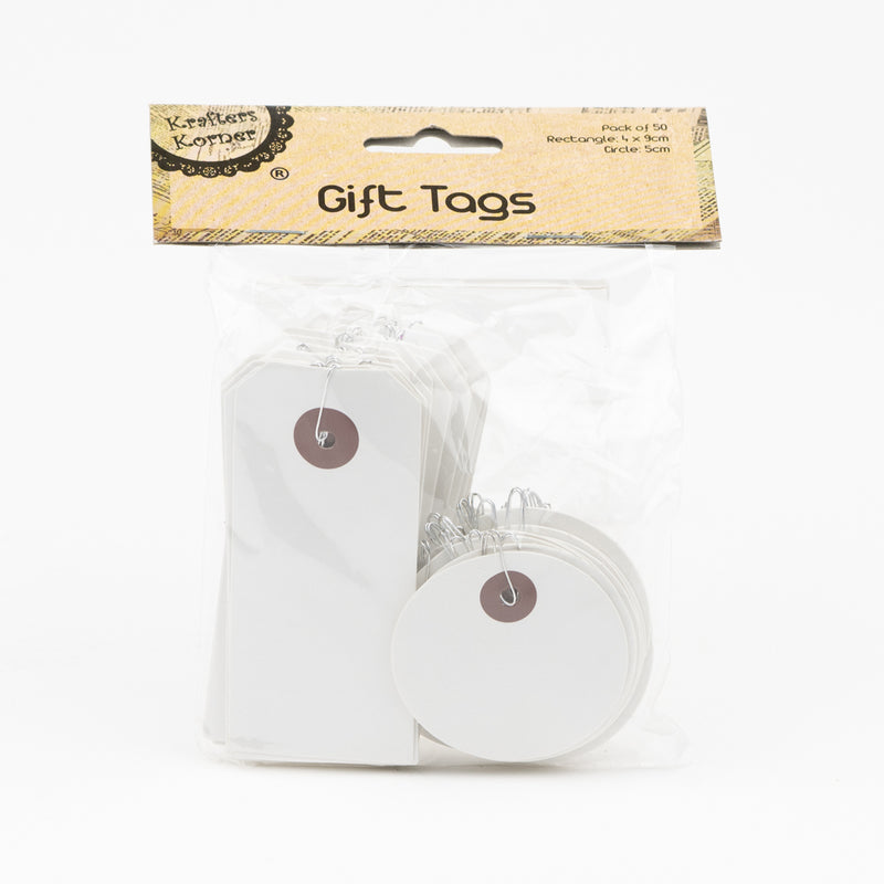 Product Tags White