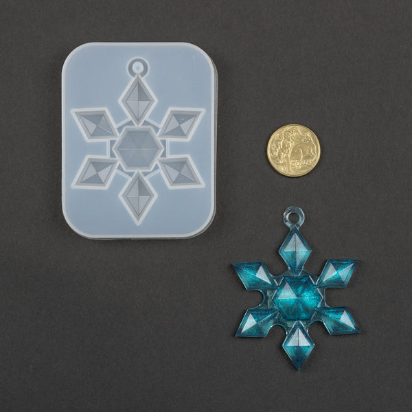 Crystal Snowflake silicone mould