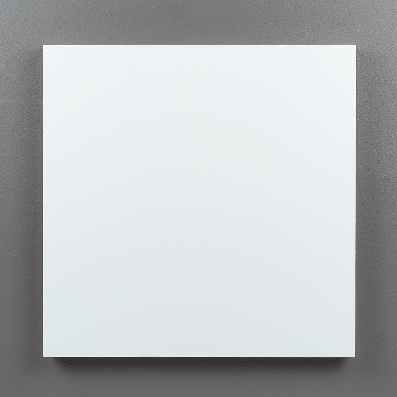 White MATTE Aluminium Square Art Boards