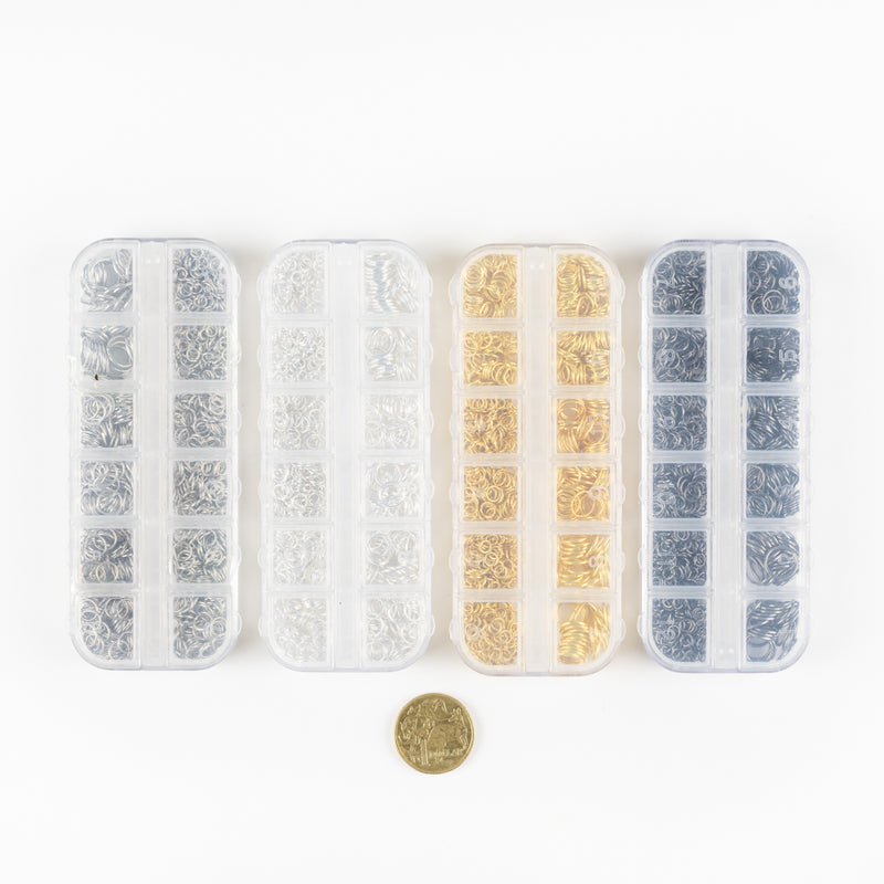 Jump Rings Assorted Size and Colour Packs