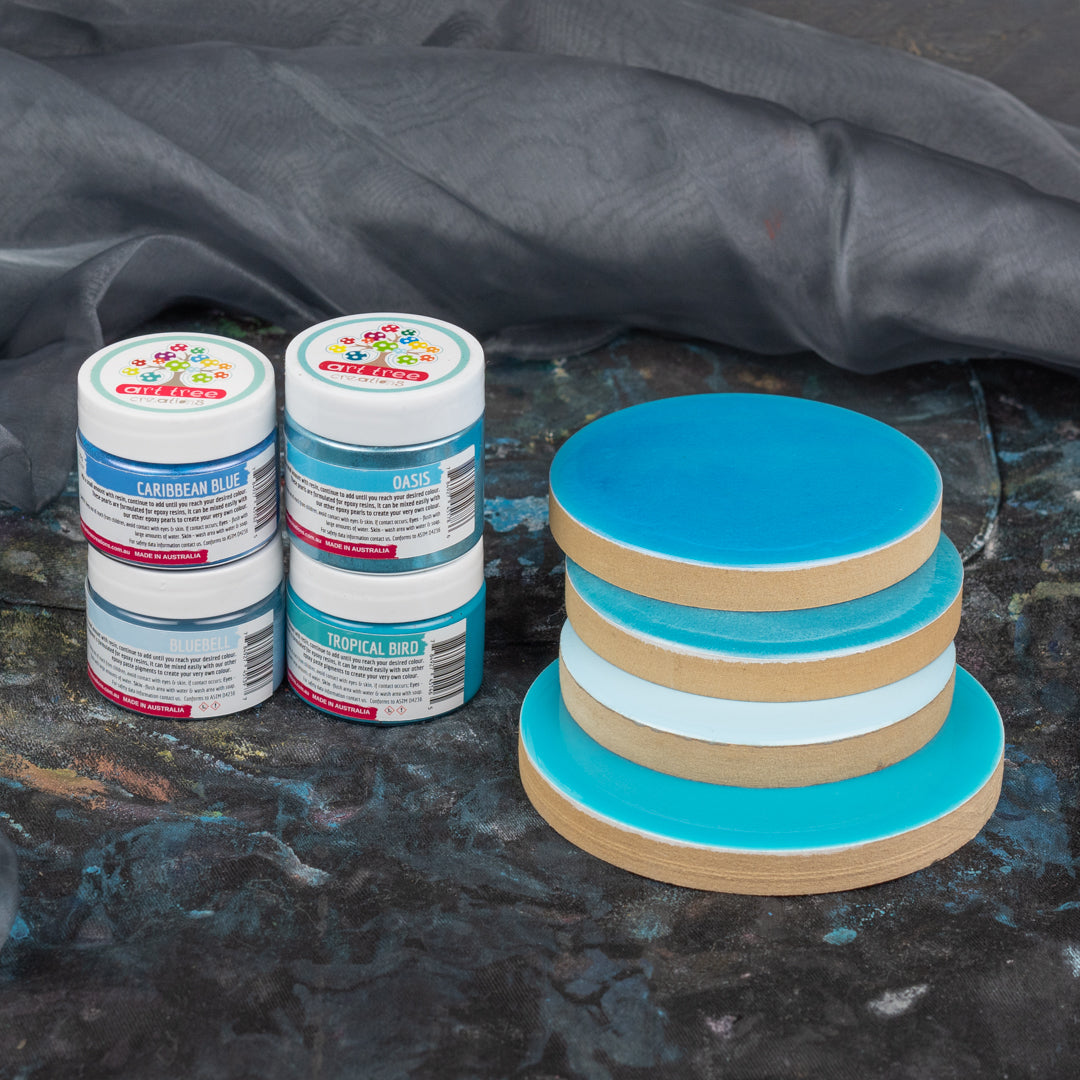 Epoxy Paste and Pearl Powder 4 packs