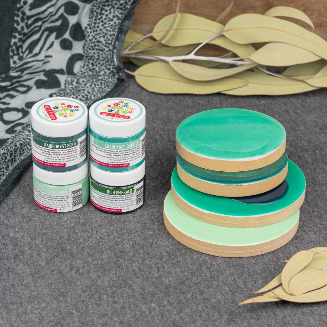 Epoxy Paste and Pearl Powder 4 packs