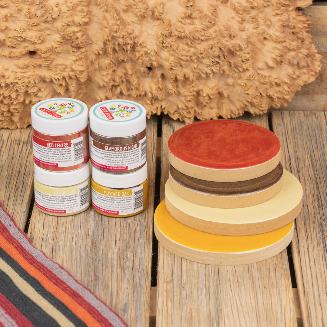 Epoxy Paste and Pearl Powder 4 packs