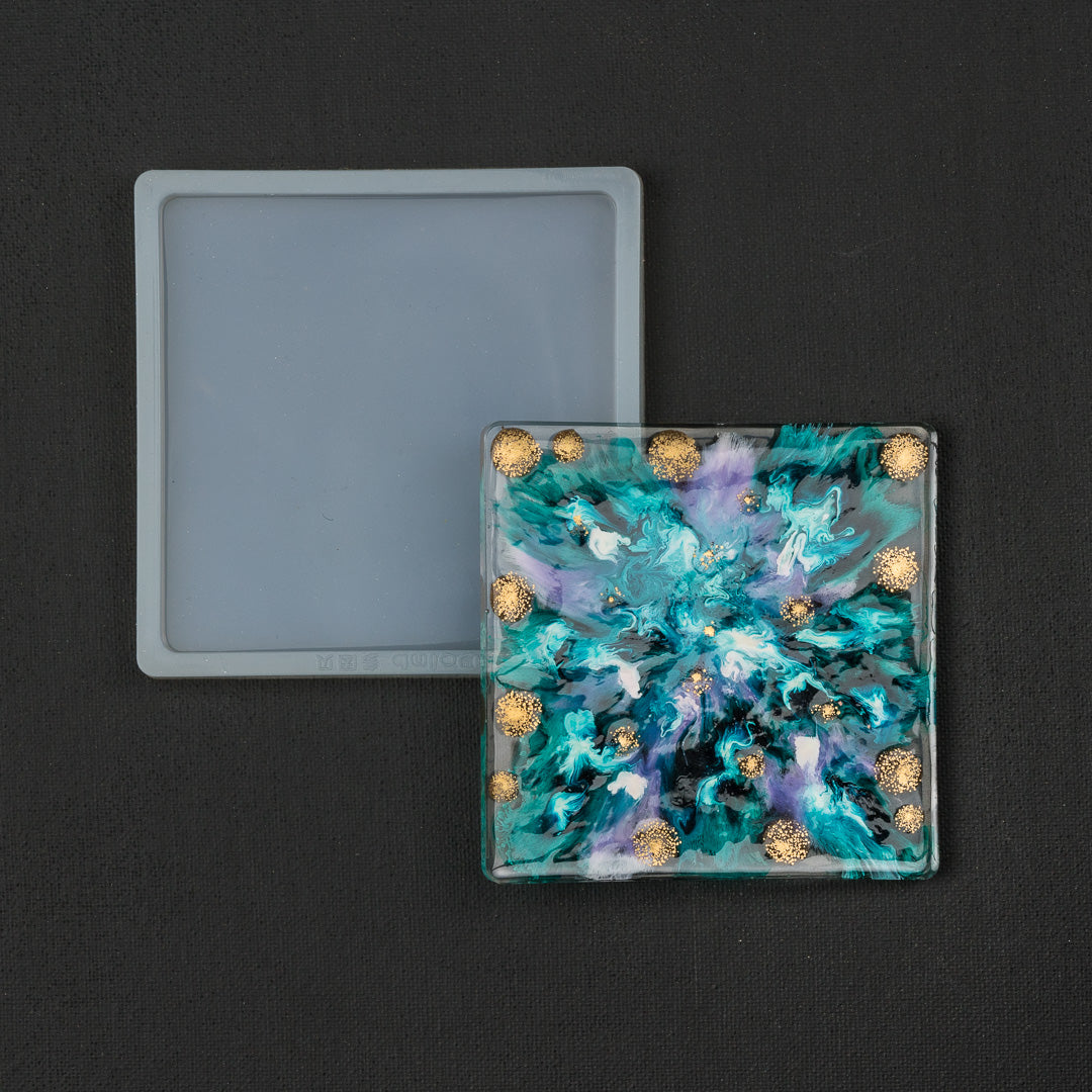 Coaster Moulds,  Hexagon, Round or Square Set of 2
