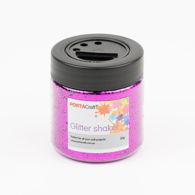 Glitter Shakers Assorted Colours 50g