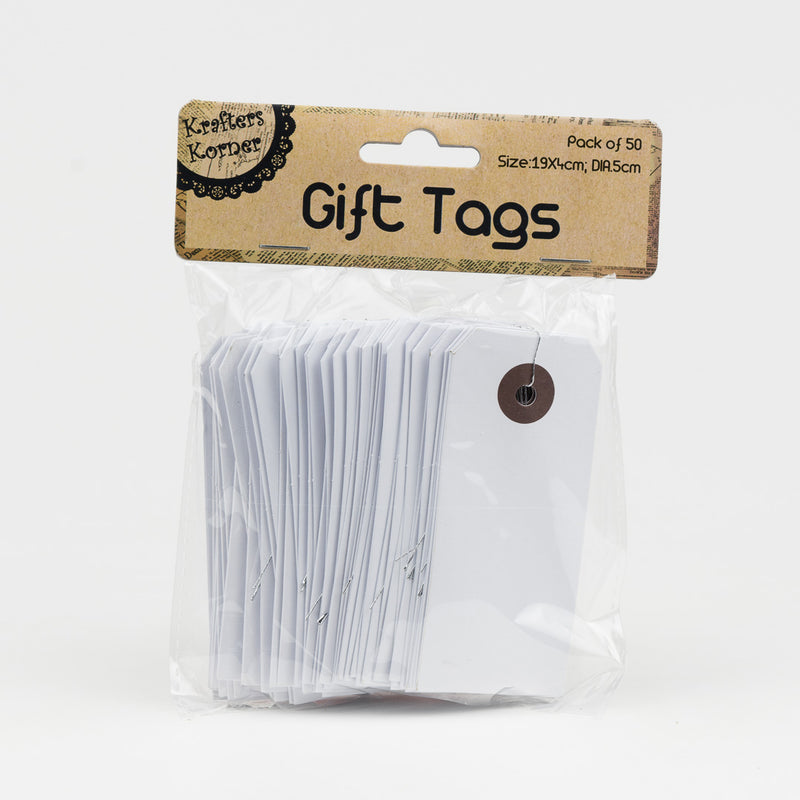 Product Tags White