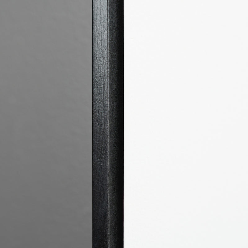 Satin Black Shadow Box floating Frame with Primed Art Board