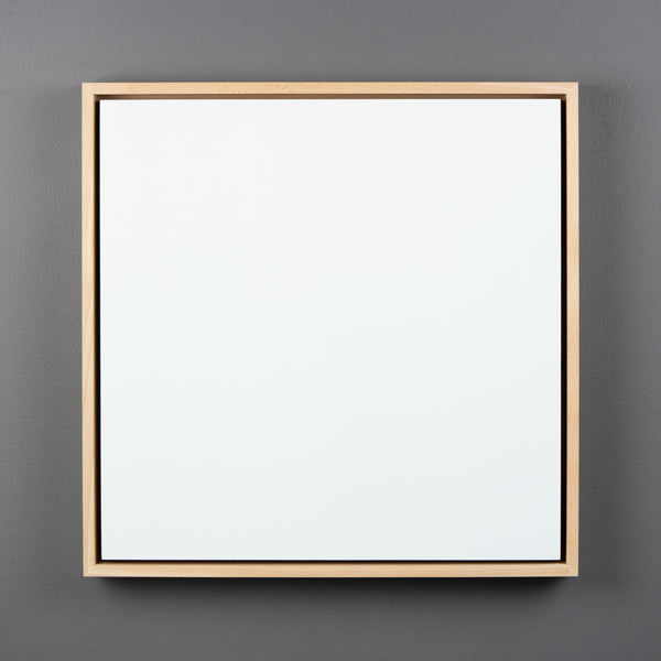 Beech Shadow Box floating Frame with Premium Aluminium Art Board