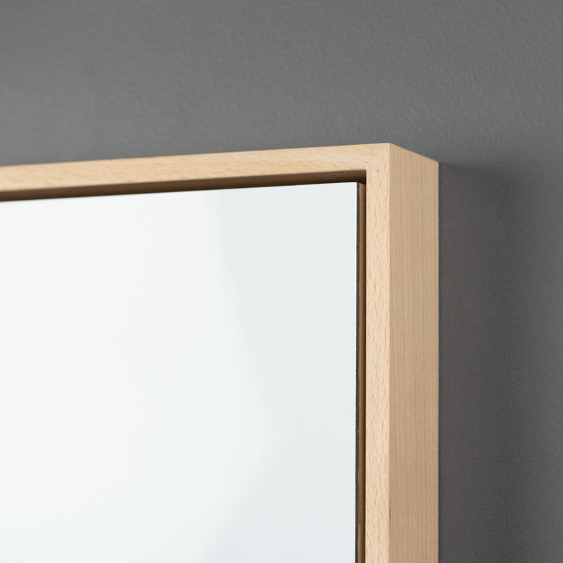 Beech Shadow Box floating Frame with Premium Aluminium Art Board