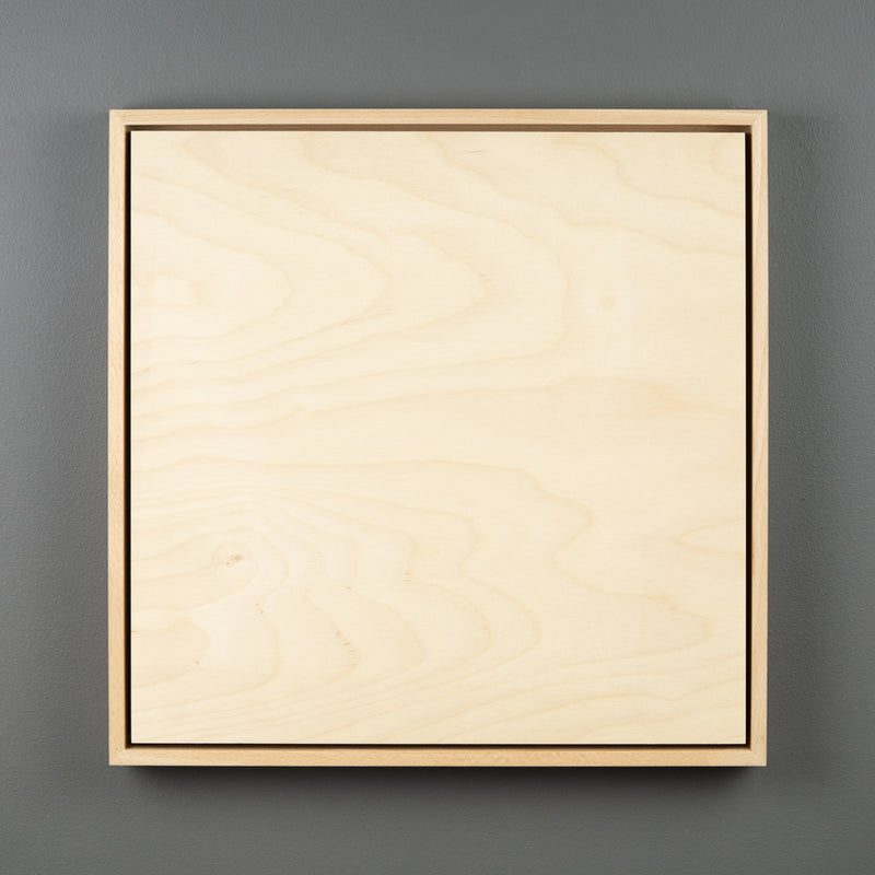 Beech Shadow Box Floating Frame with Premium Birch Art Board