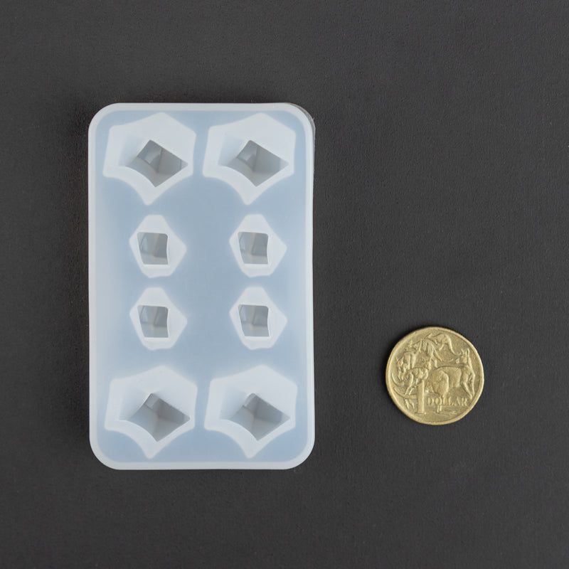 Small and Large Rock Stud Set Silicone Mould