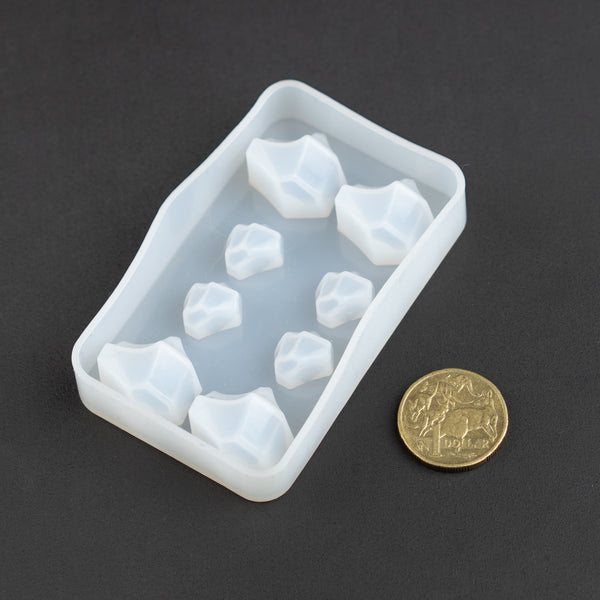 Small and Large Rock Stud Set Silicone Mould