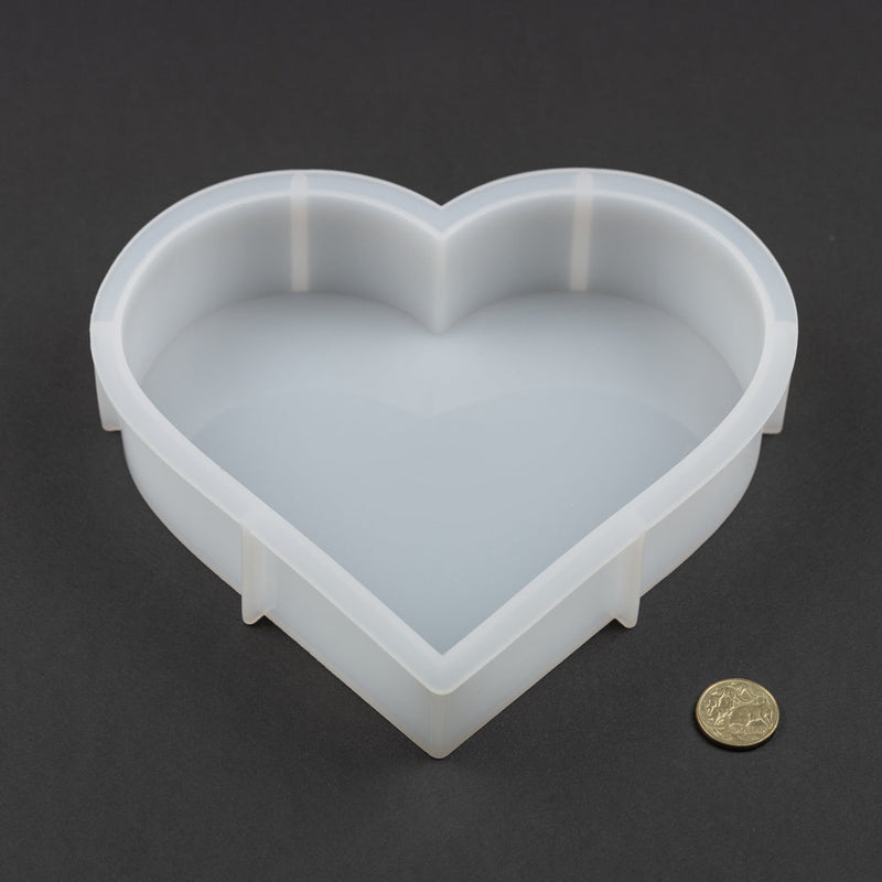 Heart Large Embedding Silicone Mould
