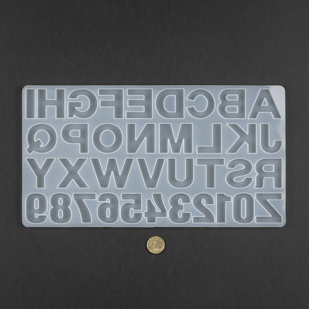 Alphabet Key Charm Mould