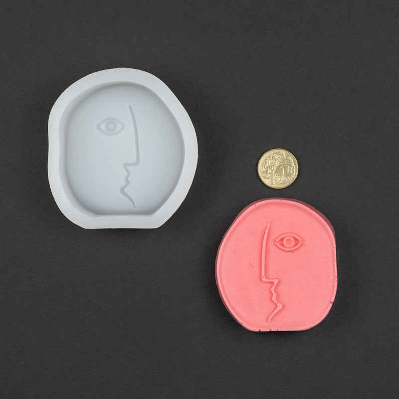 Abstract Face Silicone Moulds