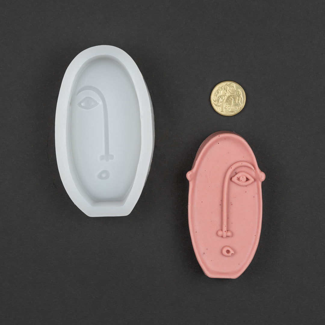 Abstract Face Silicone Moulds