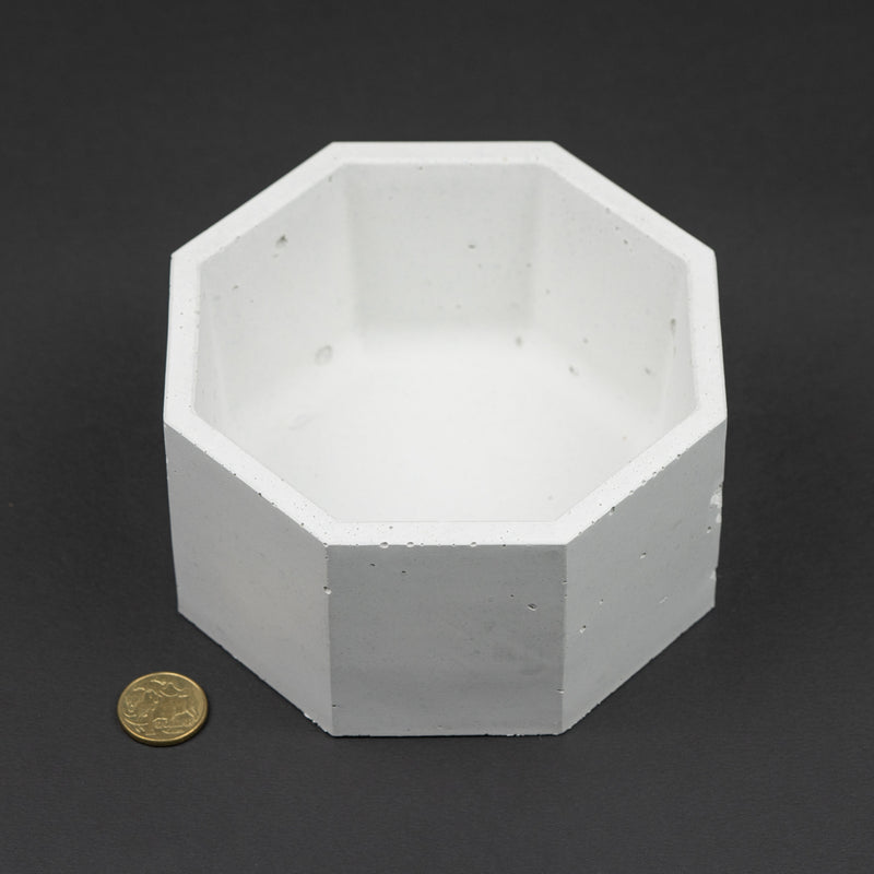 Large Octagon Planter Pot Silicone Mould