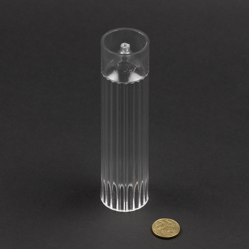 Ribbed Cylinder Pillar Candle Mould