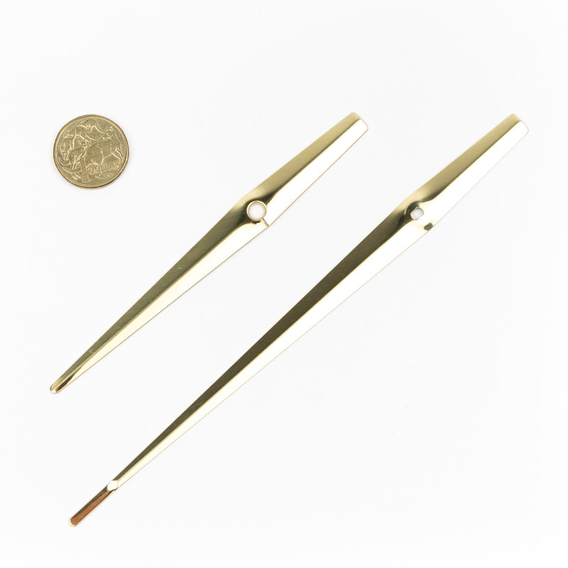 Clock Mechanism & Hand Set 150mm, GOLD