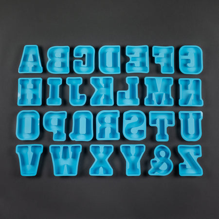 Alphabet Letter Silicone Mould for Epoxy Resin – Craft Outlet Australia