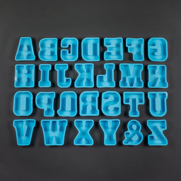 Alphabet Letter Silicone Moulds