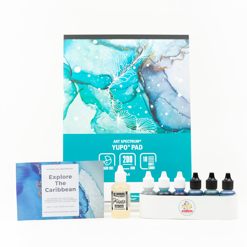 Fuel your artistic creativity with TerraSlate Alcohol Ink Paper!