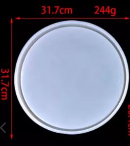 Round Storage Tray Silicone Mould