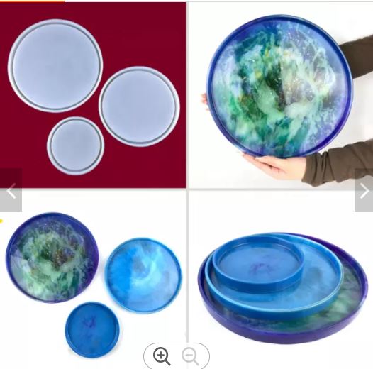 Round Storage Tray Silicone Mould