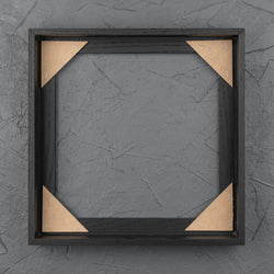 Satin Black Shadow Box Floating Frame only