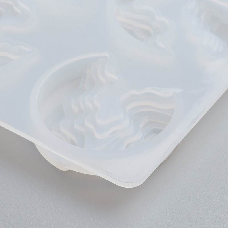 Layered Jewellery Shape Silicone Moulds