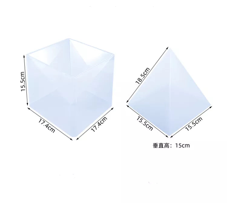 Pyramid Embedding Silicone Mould